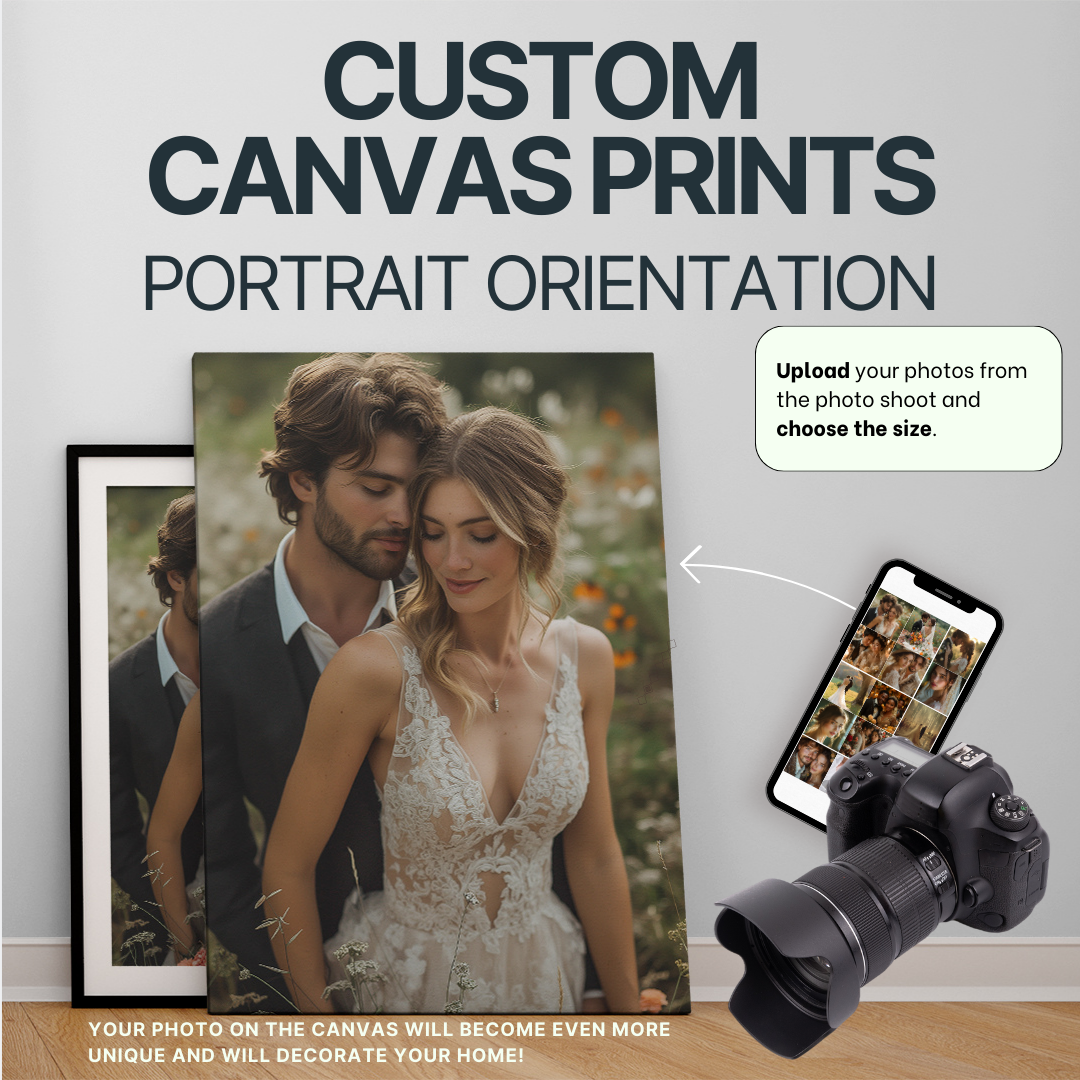 Wedding Photo - Custom Canvas Prints and Photo Posters - Vertical Custom Canvas Prints ArtLexy   