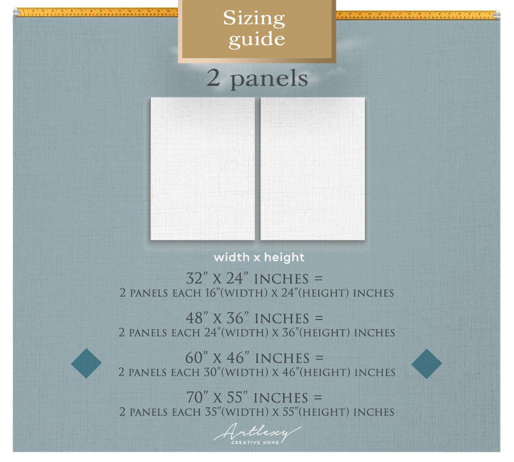 Set of 2 Vertical Abstract Holographic Pattern Canvas Print ArtLexy