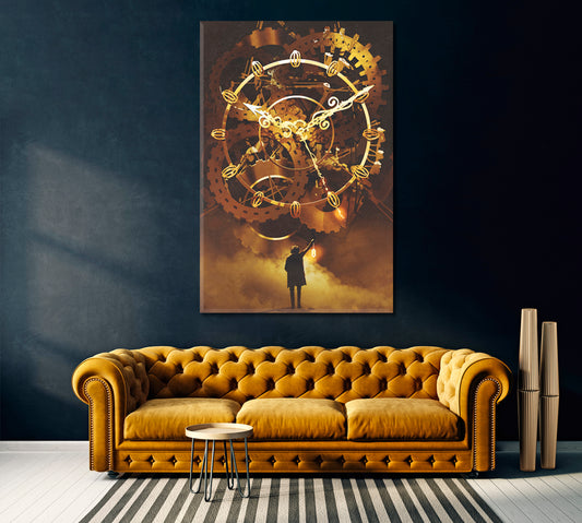 Time is Running Out Canvas Print ArtLexy 1 Panel 16"x24" inches 