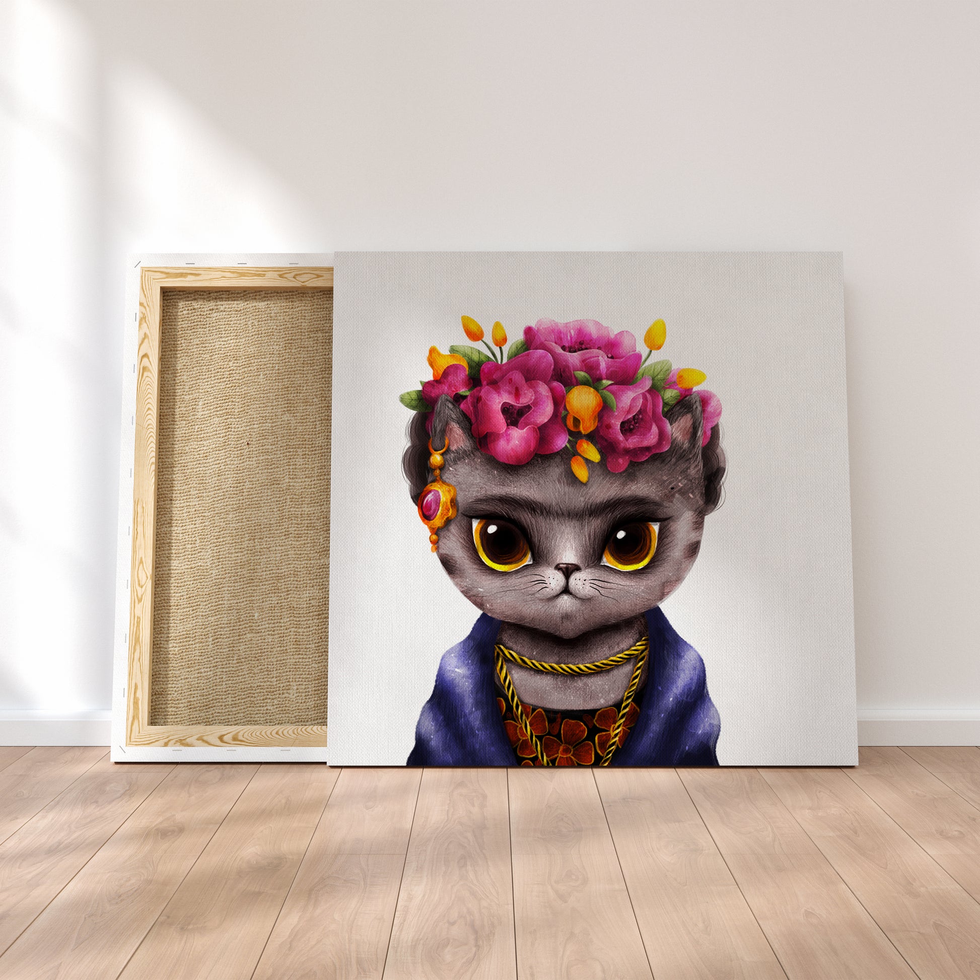 Frida Cat Canvas Print ArtLexy   