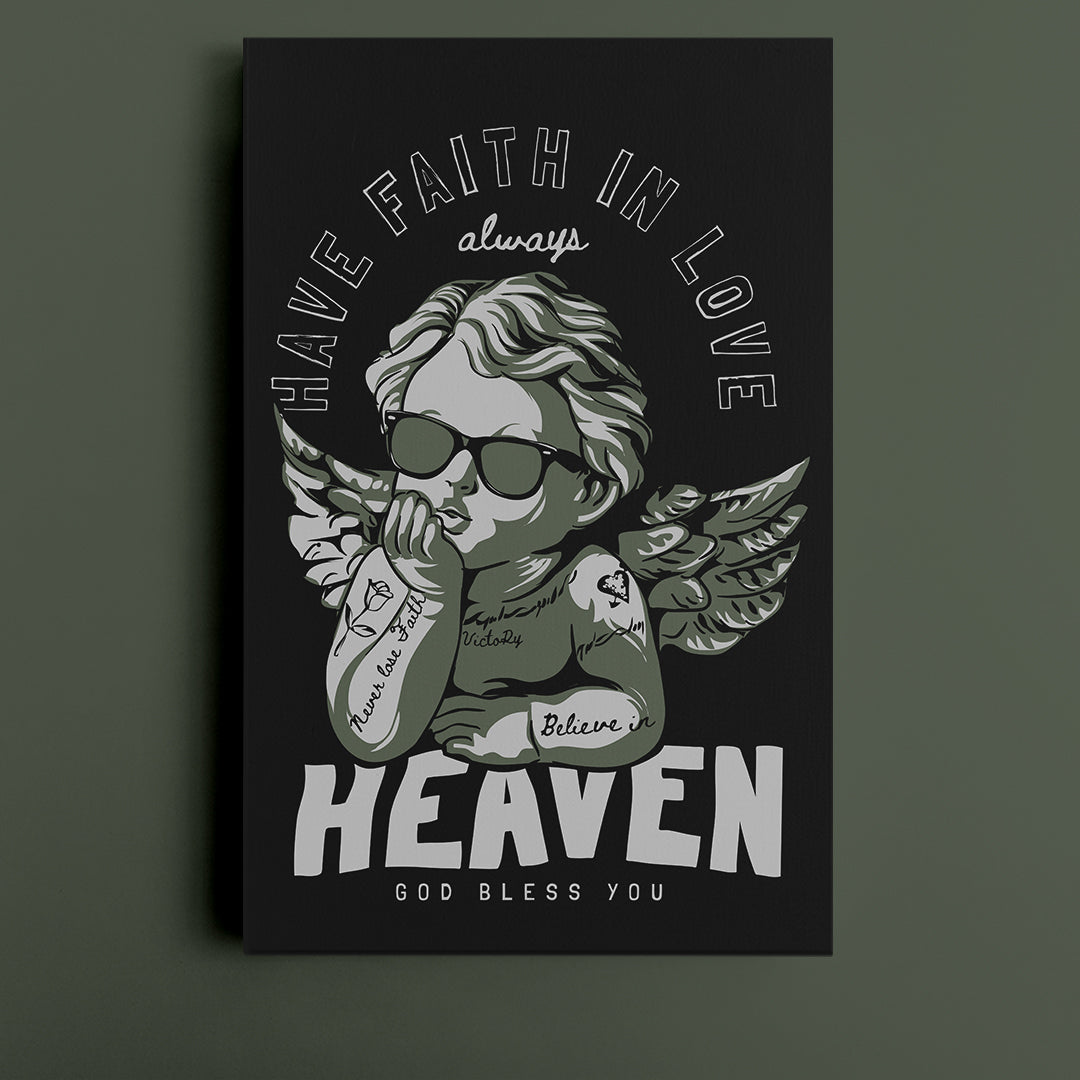 Believe in Heaven Canvas Print ArtLexy