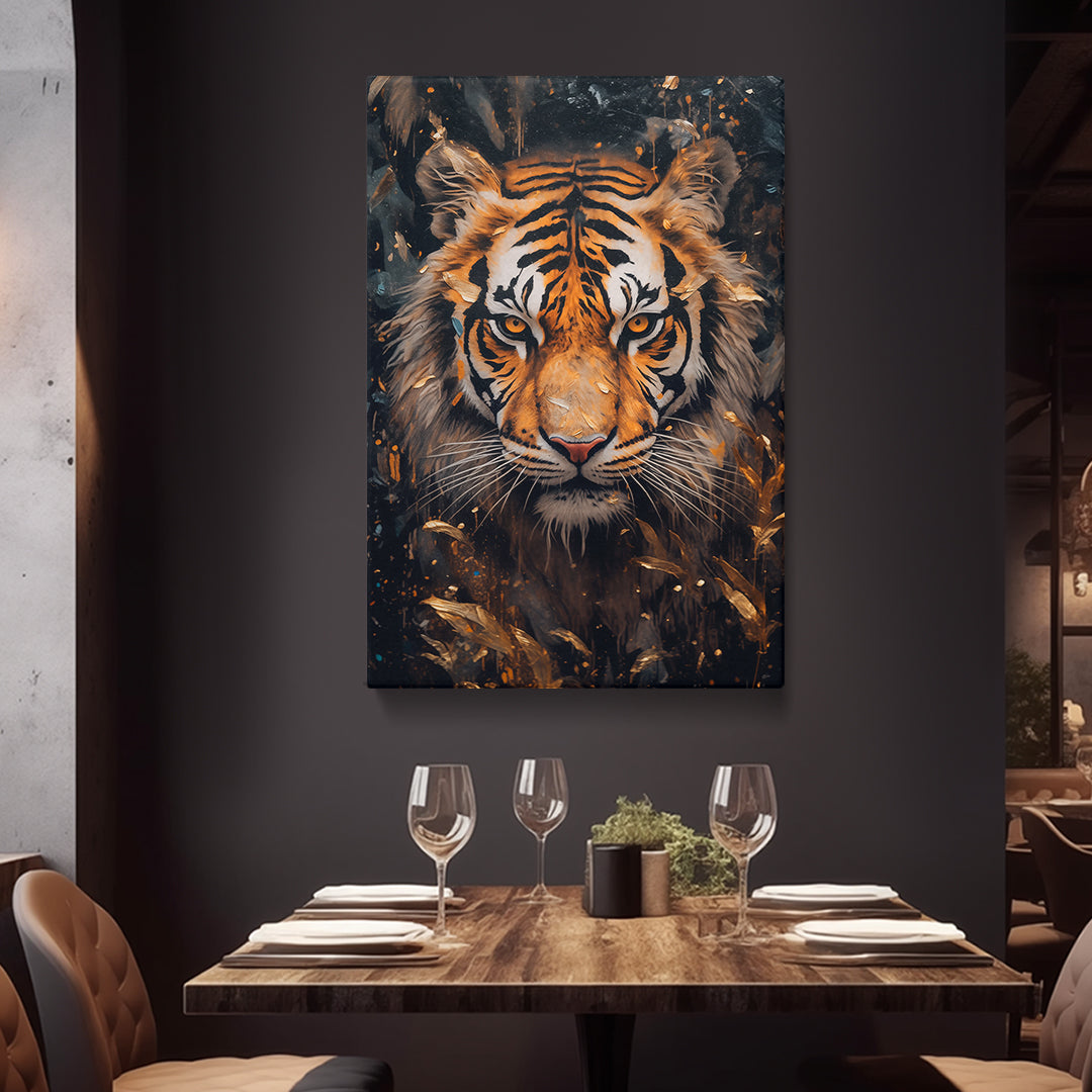 Fierce Tiger Stare Canvas Print ArtLexy   