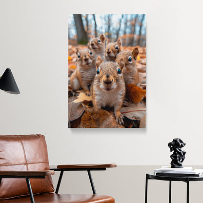 Curious Squirrel Canvas Print ArtLexy   
