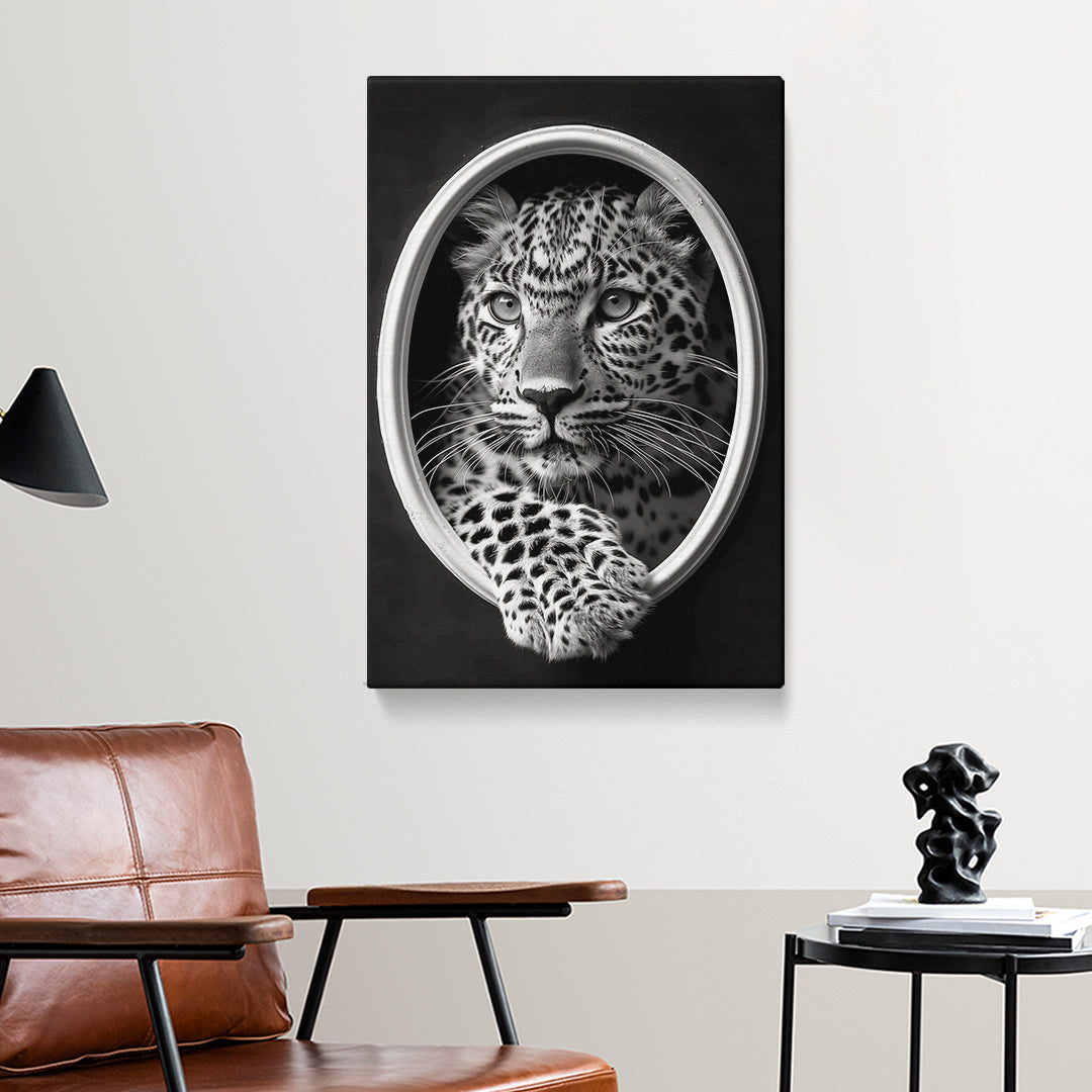 Leopard Pensive Look Canvas Print ArtLexy   