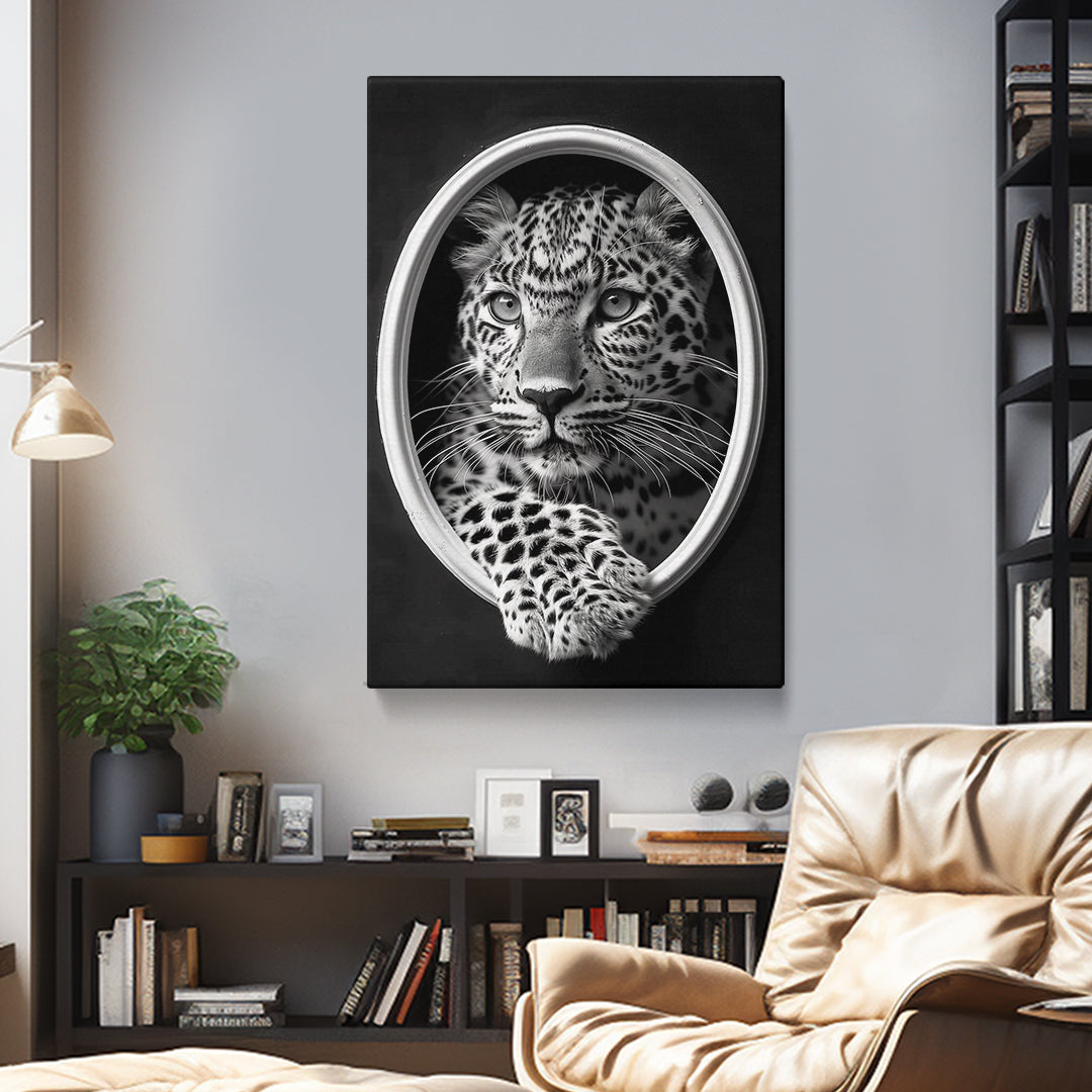 Leopard Pensive Look Canvas Print ArtLexy   