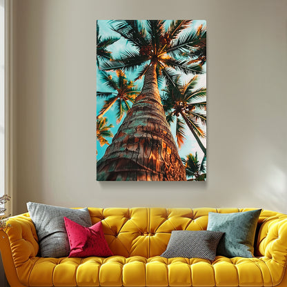 Upward Gaze Palm Tree Canvas Print ArtLexy   