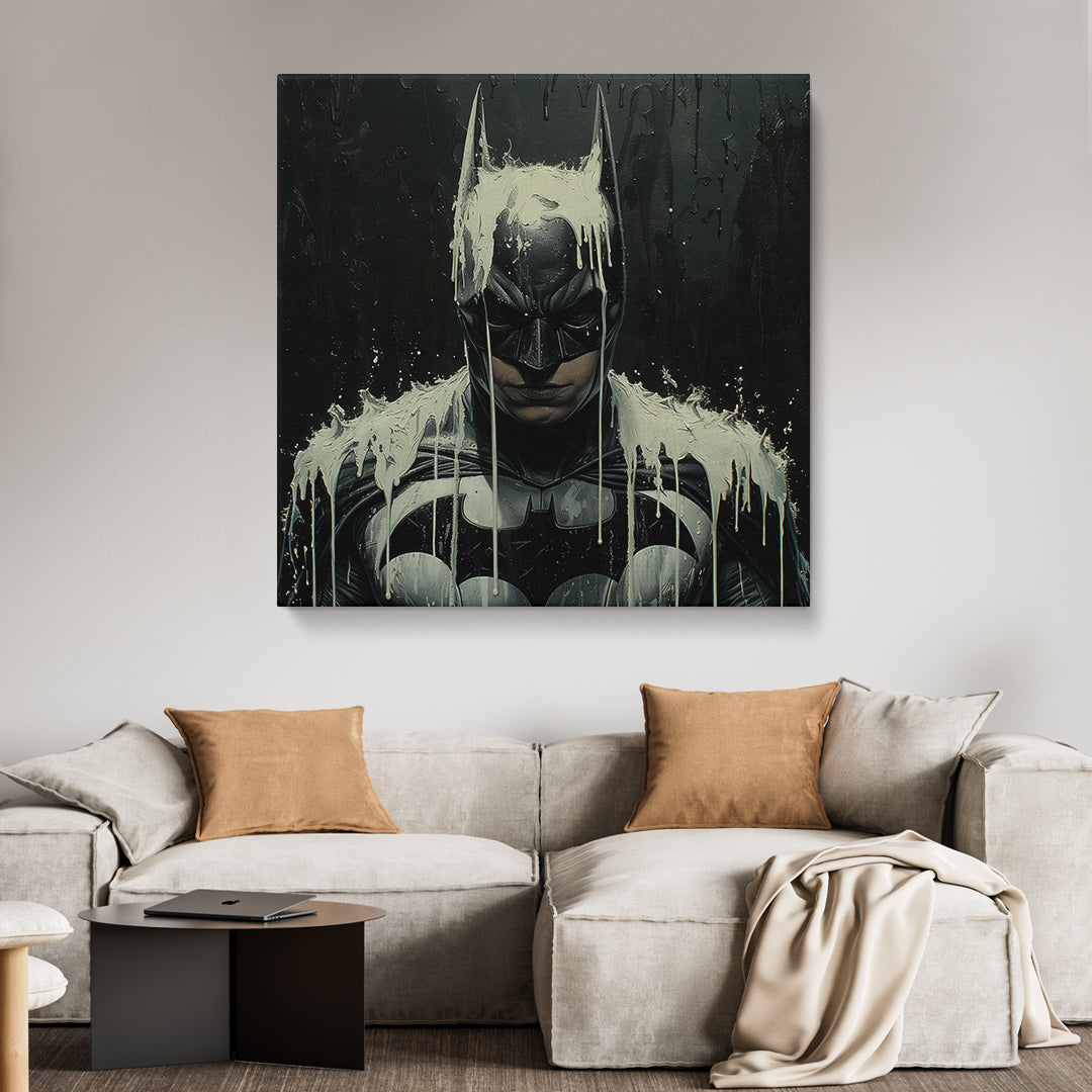 Enigmatic Abstract Man Bat Canvas Print ArtLexy   