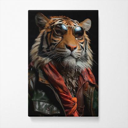 Stylish Aviator Tiger Canvas Print ArtLexy   