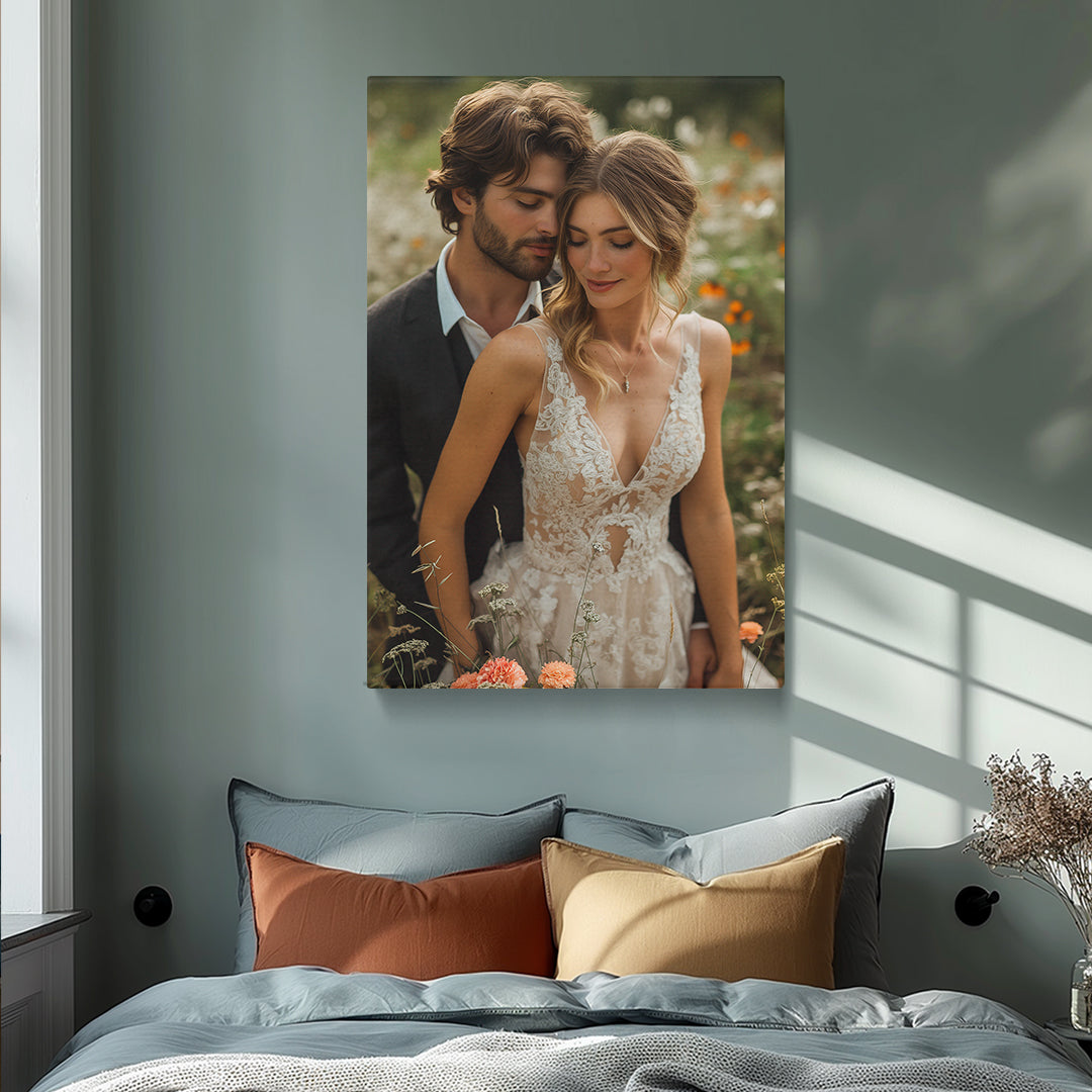 Wedding Photo on Canvas Custom Canvas Prints ArtLexy   