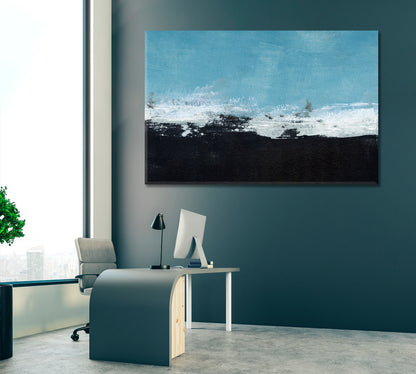 Abstract Landscape Canvas Print ArtLexy 1 Panel 24"x16" inches 