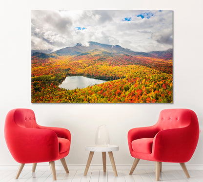 Autumn in New England Canvas Print ArtLexy 1 Panel 24"x16" inches 