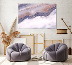 Luxury Marble Stone Canvas Print ArtLexy 1 Panel 24"x16" inches 