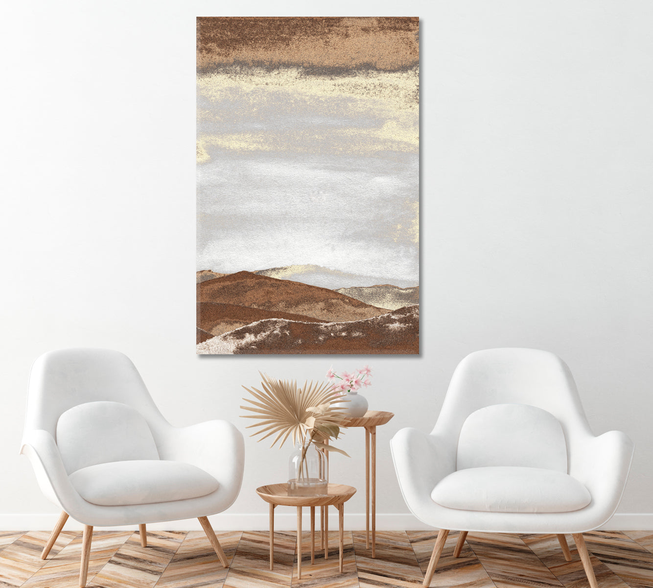 Mountain Sunrise Landscape Canvas Print ArtLexy   