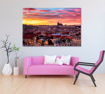 Old Town Square Prague Canvas Print ArtLexy 1 Panel 24"x16" inches 