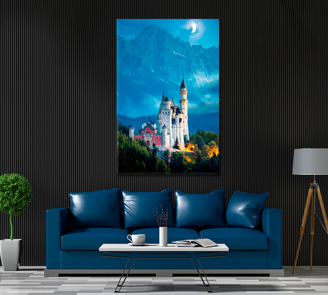 Neuschwanstein Castle Germany Canvas Print ArtLexy 1 Panel 16"x24" inches 