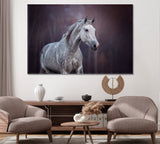 Portrait of Arabian Horse Canvas Print ArtLexy 1 Panel 24"x16" inches 