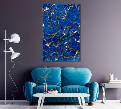 Abstract Marble Sea Waves Canvas Print ArtLexy   