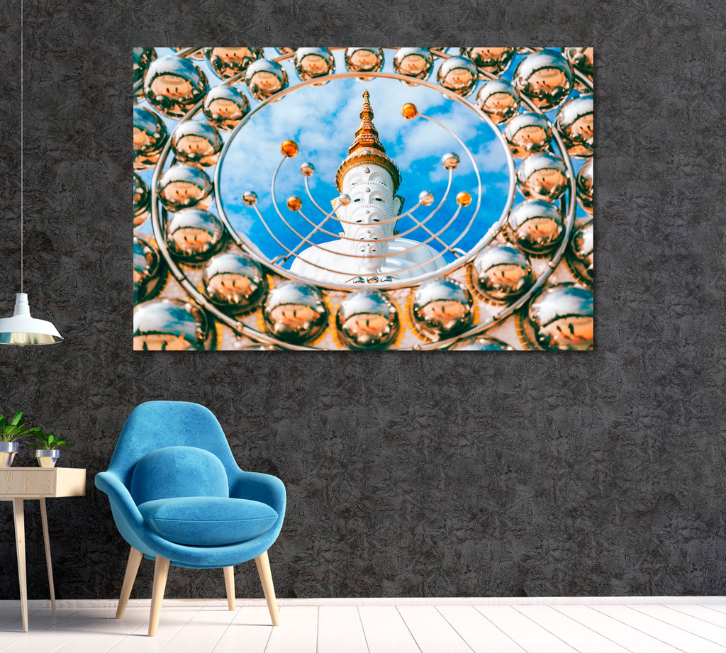 Wat Pha Sorn Kaew (Temple on the Glass Cliff) Thailand Canvas Print ArtLexy 1 Panel 24"x16" inches 