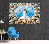 Wat Pha Sorn Kaew (Temple on the Glass Cliff) Thailand Canvas Print ArtLexy 1 Panel 24"x16" inches 
