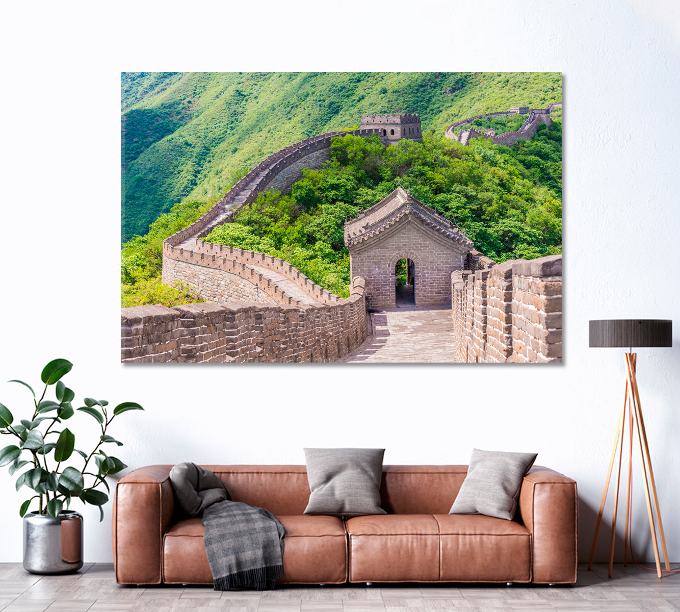 Mutianyu Great Wall of China Canvas Print ArtLexy 1 Panel 24"x16" inches 