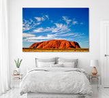 Uluru Ayers Rock Australia Canvas Print ArtLexy 1 Panel 24"x16" inches 