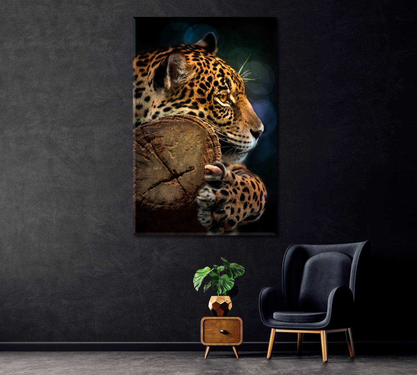 Jaguar Canvas Print ArtLexy 1 Panel 16"x24" inches 