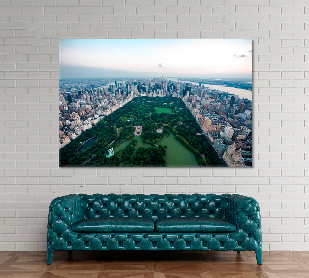 Central Park New York City Canvas Print ArtLexy 1 Panel 24"x16" inches 
