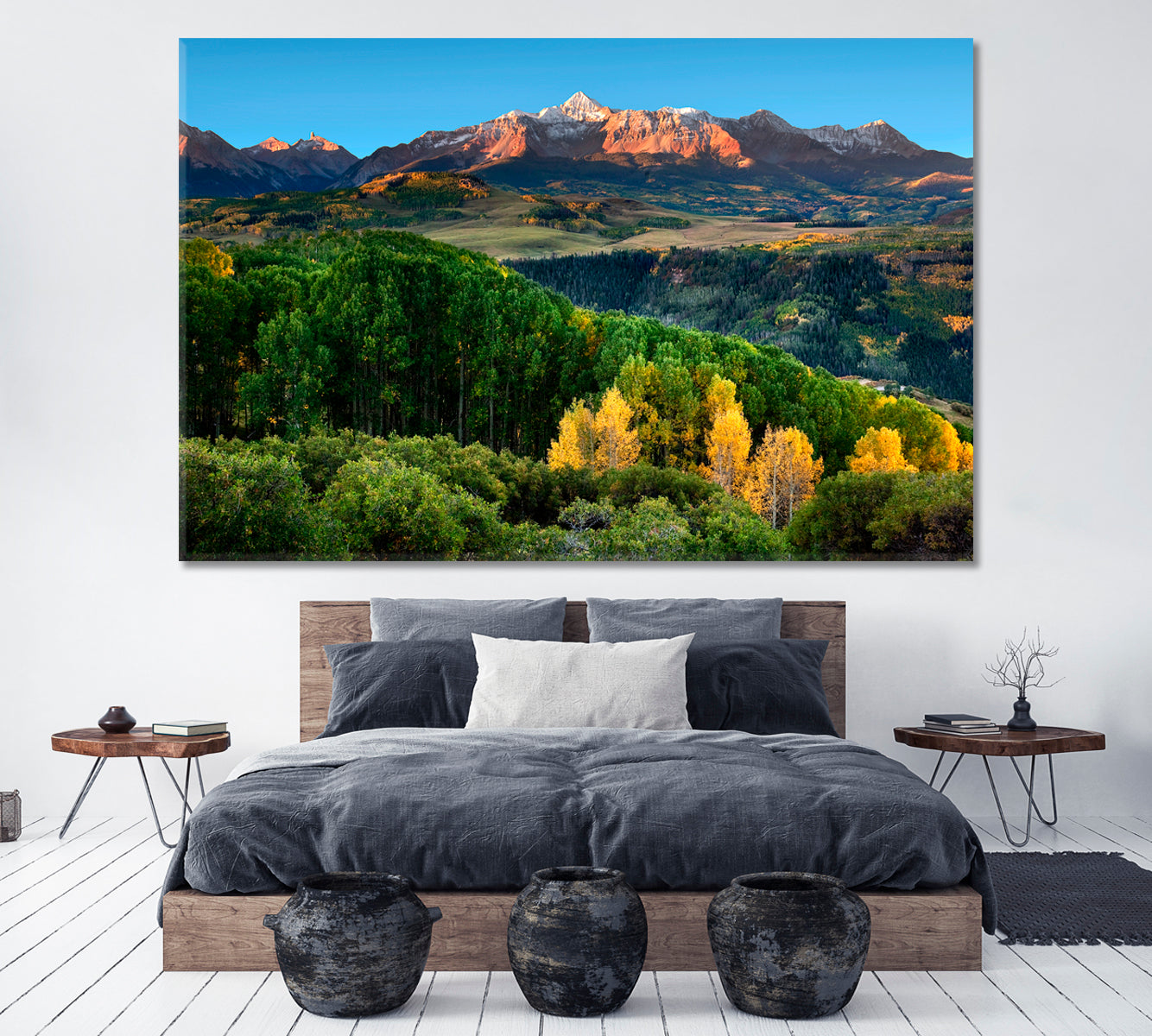 Wilson Peak in Colorado Rockies Canvas Print ArtLexy 1 Panel 24"x16" inches 