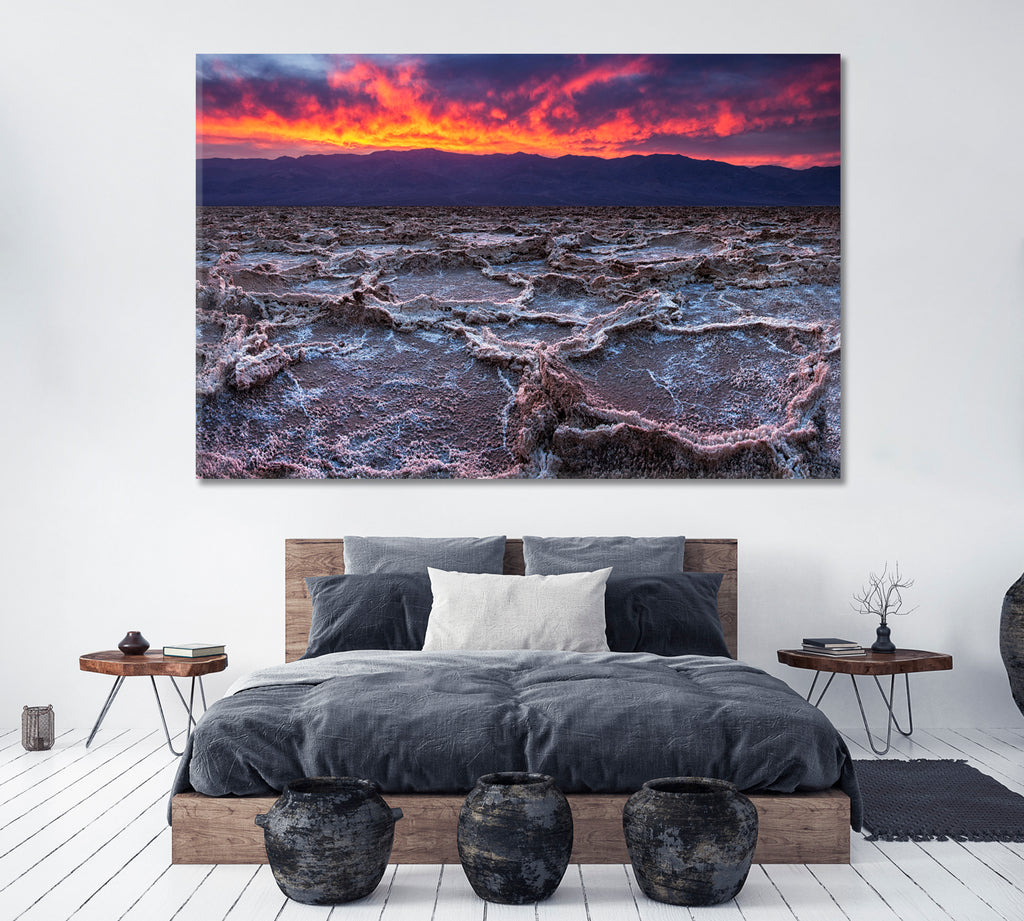 Death Valley National Park California US Canvas Print ArtLexy 1 Panel 24"x16" inches 