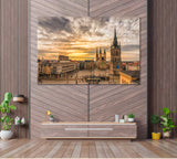 Halle Market Square Germany Canvas Print ArtLexy 1 Panel 24"x16" inches 