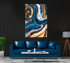 Abstract Flows and Splashes Canvas Print ArtLexy   