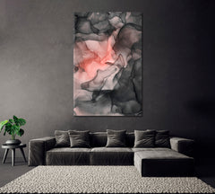 Abstract Gray Marble Pattern Canvas Print ArtLexy   