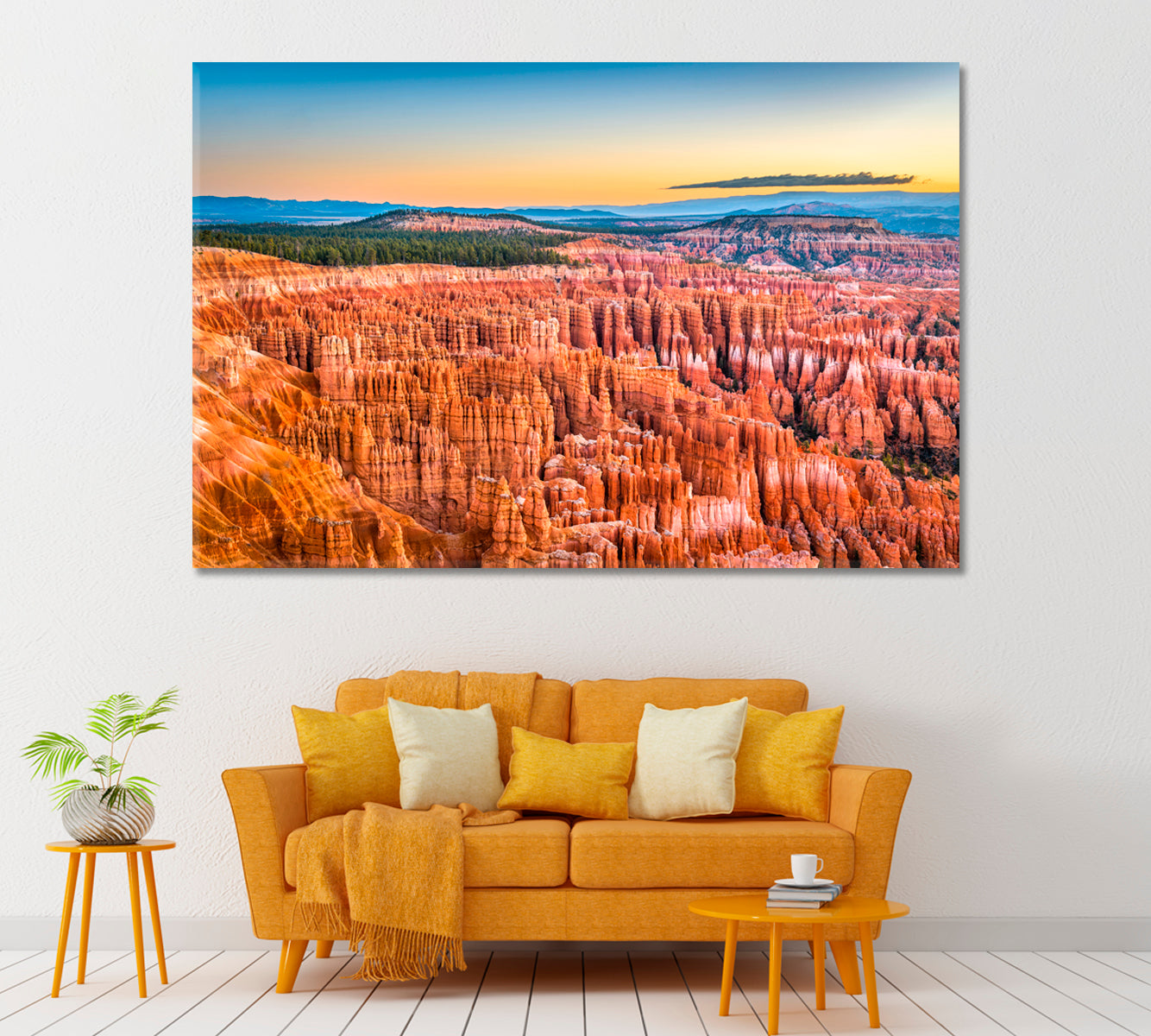Bryce Canyon National Park Utah USA Canvas Print ArtLexy 1 Panel 24"x16" inches 