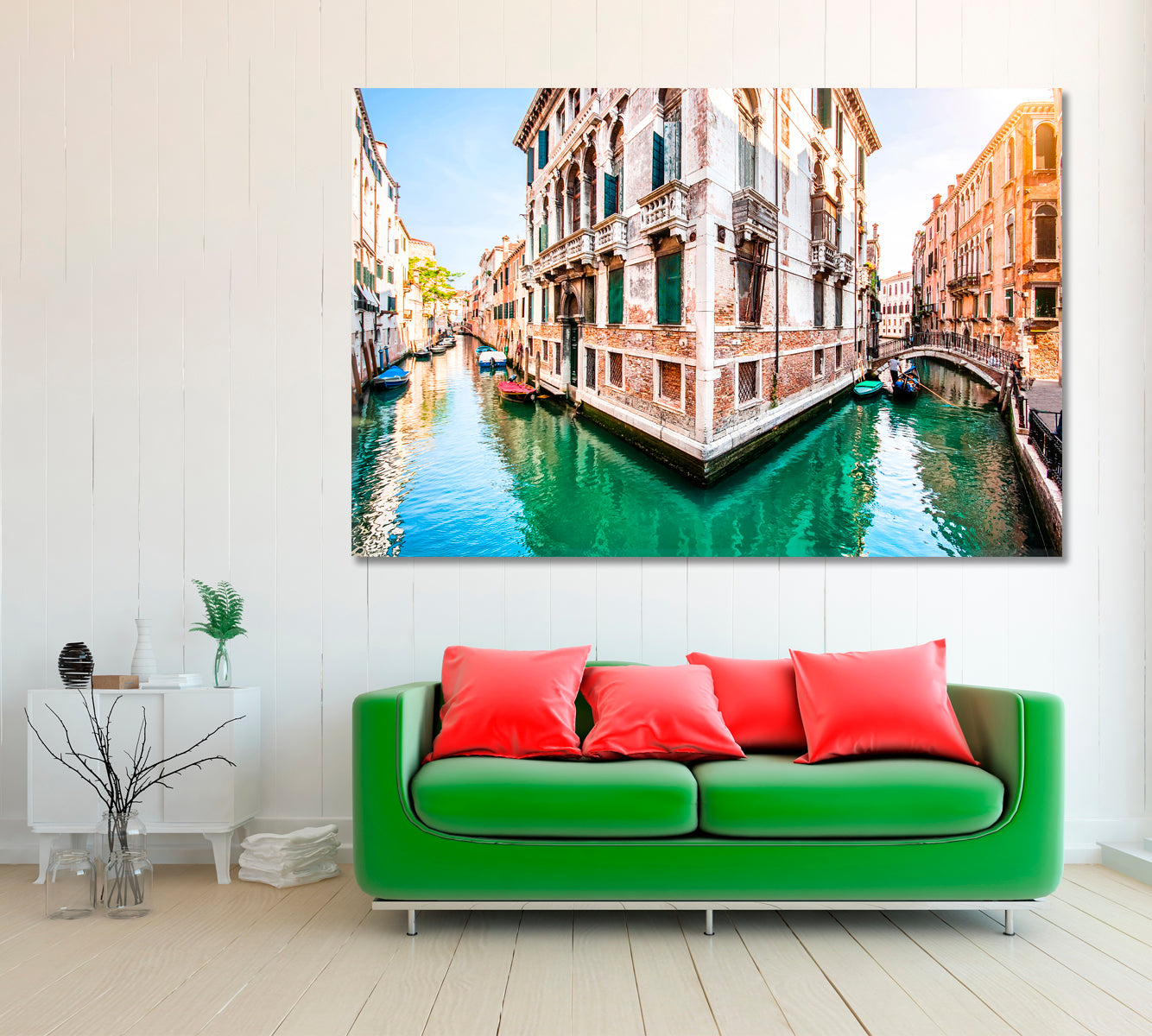Grand Canal Venice Canvas Print ArtLexy 1 Panel 24"x16" inches 