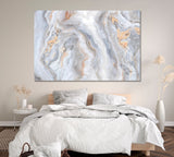 Abstract Grey Marble with Veins