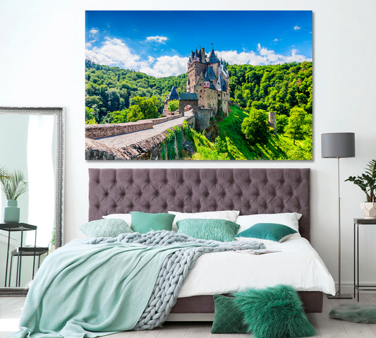 Eltz Castle Rhineland-Palatinate Germany Canvas Print ArtLexy 1 Panel 24"x16" inches 