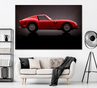 Ferrari 250 GTO Canvas Print ArtLexy 1 Panel 24"x16" inches 