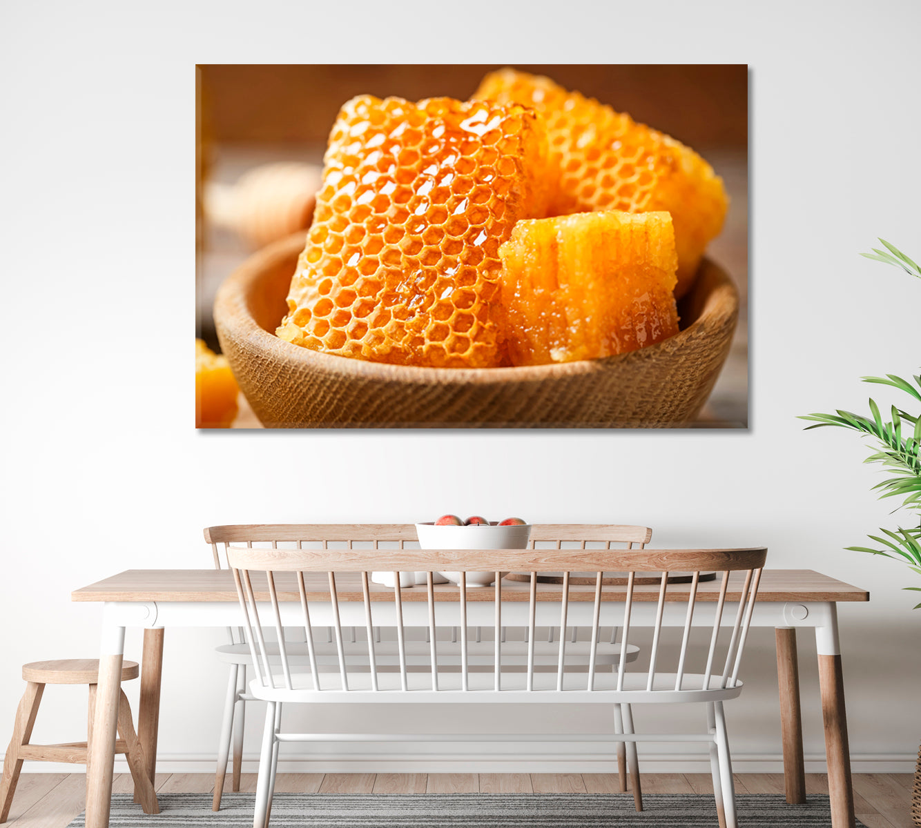 Fresh Honeycombs Canvas Print ArtLexy 1 Panel 24"x16" inches 