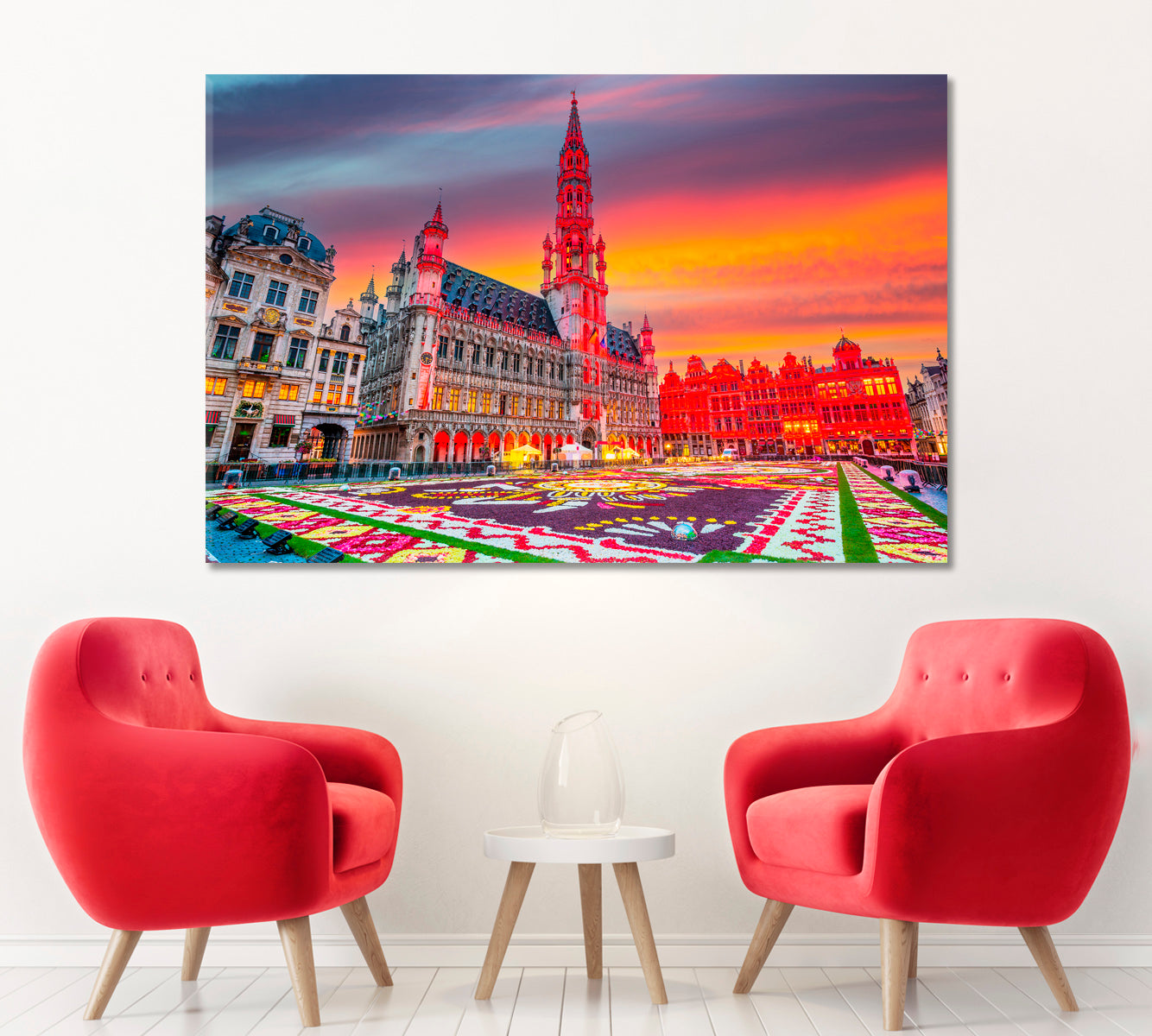 Grand Place Brussels Belgium Canvas Print ArtLexy   