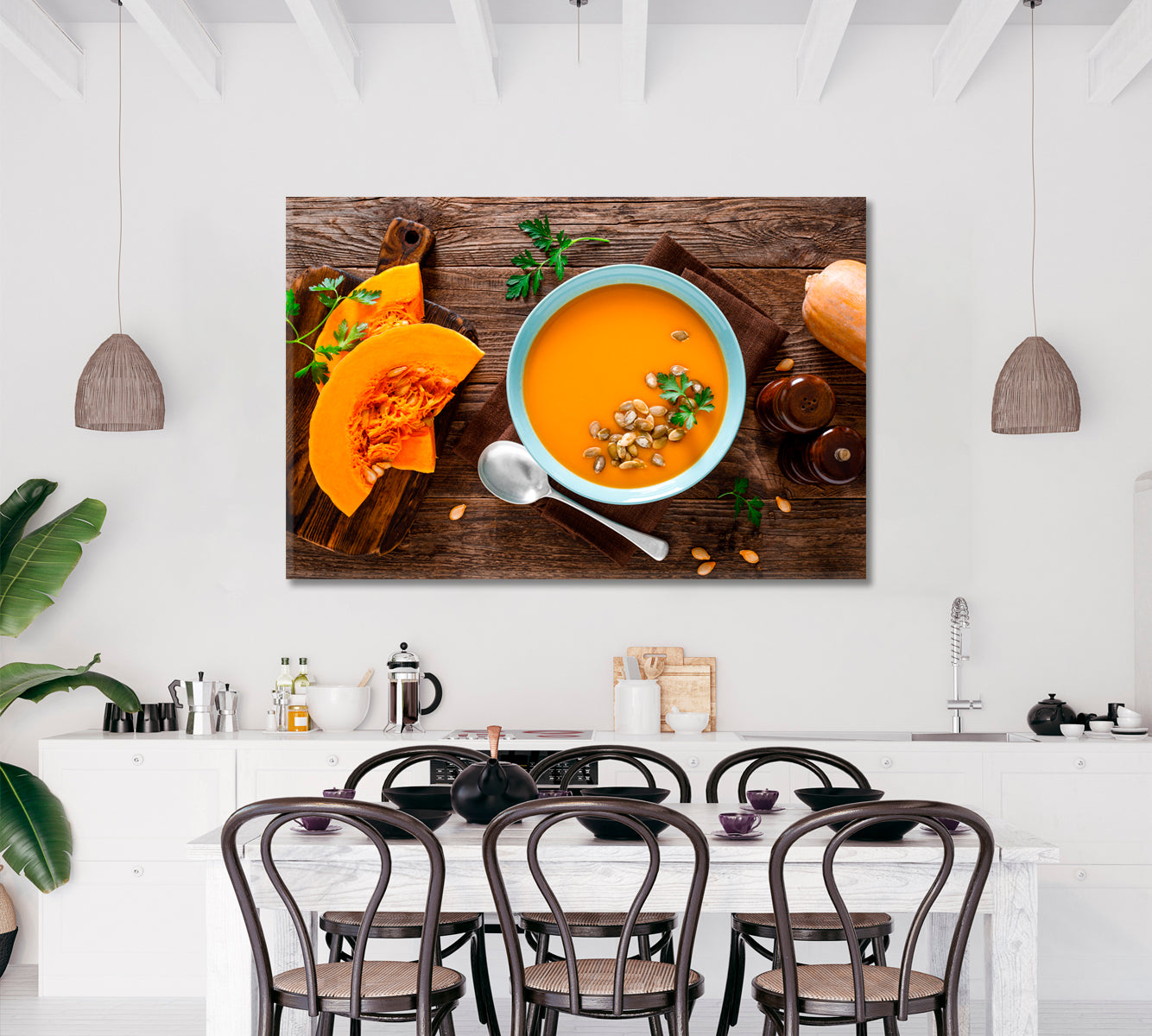 Pumpkin Soup Canvas Print ArtLexy 1 Panel 24"x16" inches 
