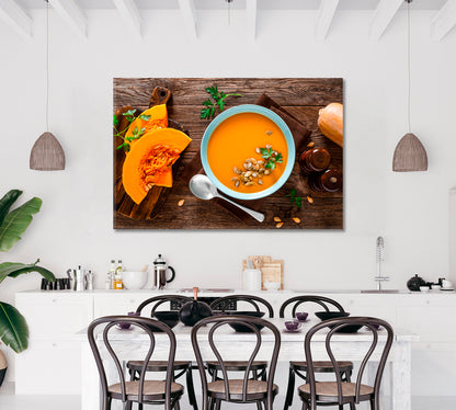Pumpkin Soup Canvas Print ArtLexy 1 Panel 24"x16" inches 