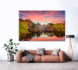 Belvedere Castle New York City Canvas Print ArtLexy 1 Panel 24"x16" inches 