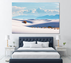 White Sands National Park New Mexico Canvas Print ArtLexy 1 Panel 24"x16" inches 