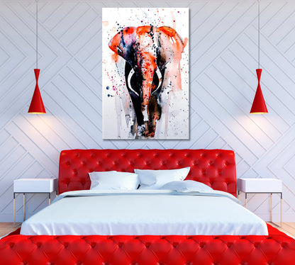 Abstract Elephant Canvas Print ArtLexy   