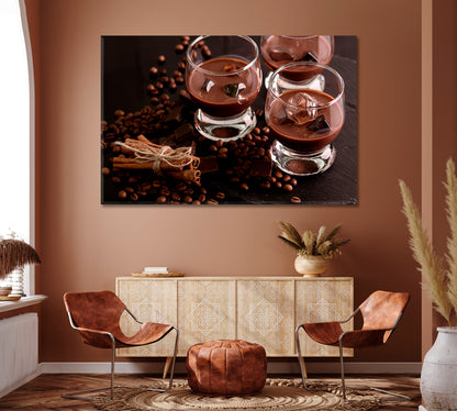 Coffee with Ice Canvas Print ArtLexy   