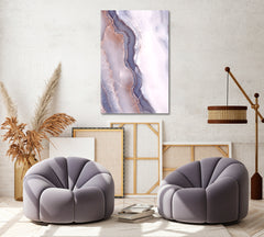 Luxurious Veined Marble Stone Canvas Print ArtLexy 1 Panel 16"x24" inches 