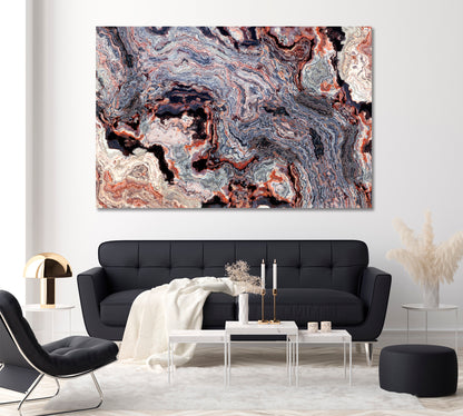 Luxury Abstract Onyx Canvas Print ArtLexy 1 Panel 24"x16" inches 