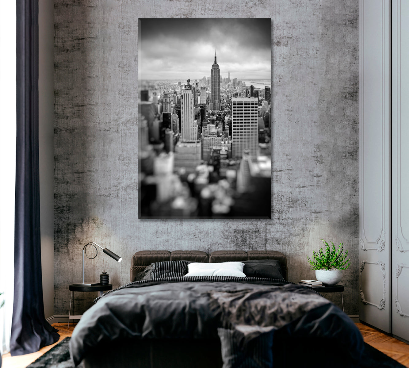 New York City Manhattan Canvas Print ArtLexy 1 Panel 16"x24" inches 