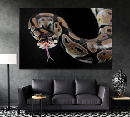 Python Snake Canvas Print ArtLexy 1 Panel 24"x16" inches 