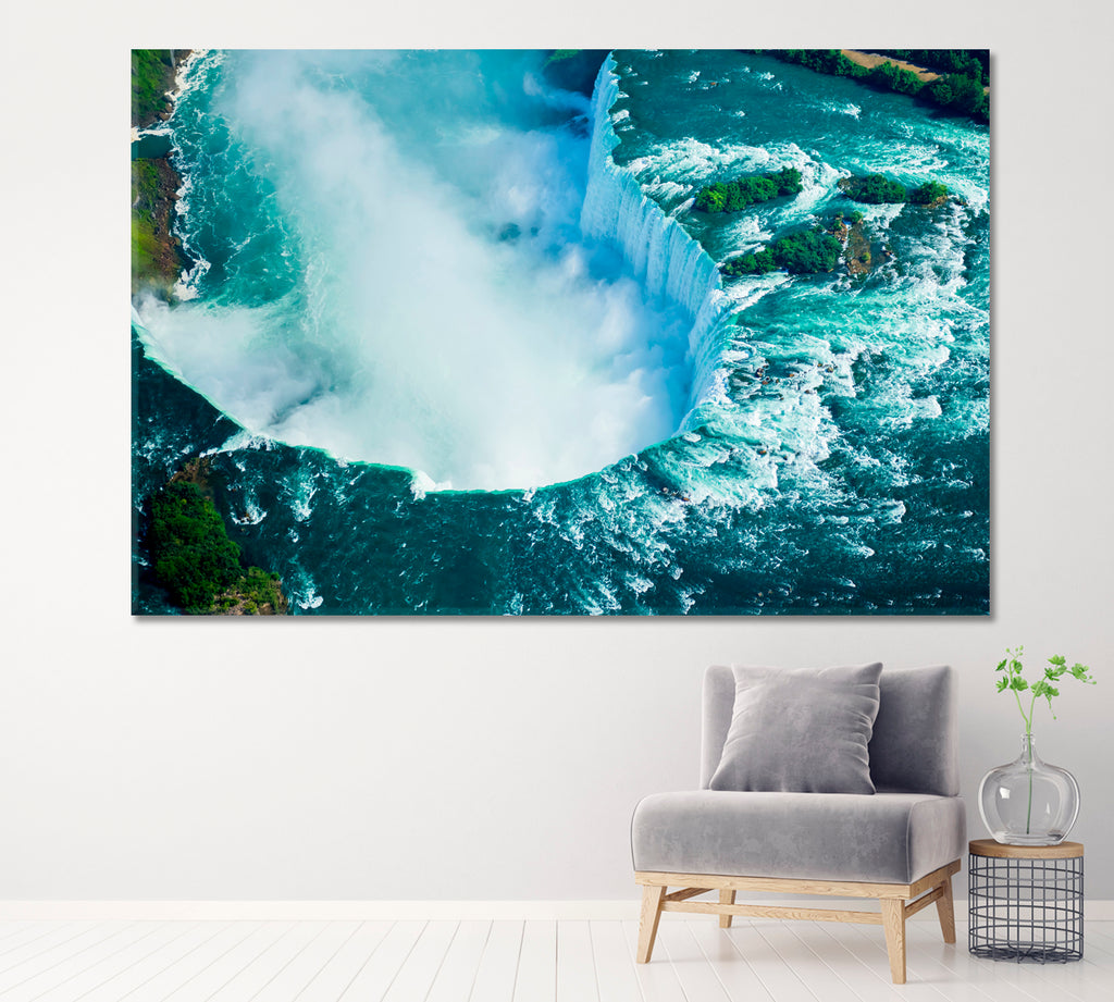 Niagara Falls Ontario Canada Canvas Print ArtLexy 1 Panel 24"x16" inches 